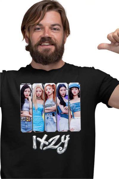 OEM Μπλουζάκι Itzy K-pop Εμπορεύματα