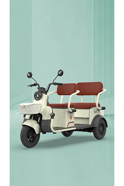 Yadea CL2 3 TEKER ELEKTRİKLİ MOTOSİKLET - 2 YIL AKÜ GARANTİLİ - ADRESE TESLİM