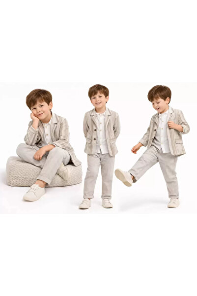northcity n 1-5 Years Old Muslin Linen 3-Piece Children's Set - Allergic Obse...