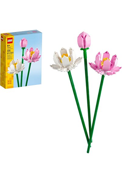 LEGO Lotus Flower - Building Toy for Kids, Girls & Boys, Ages 8+ - Artificial...