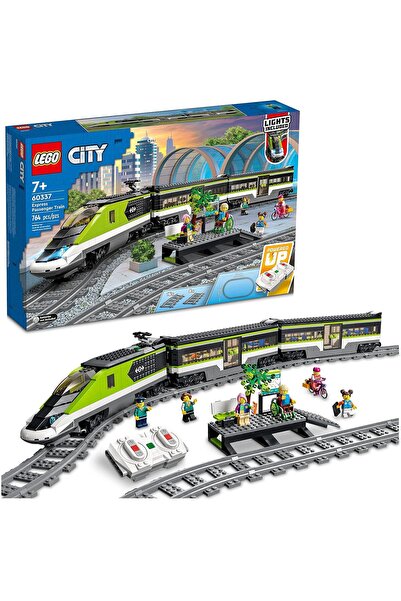 LEGO City Express Passenger Train 60337 Building Toy Set with Powered Up Tech...