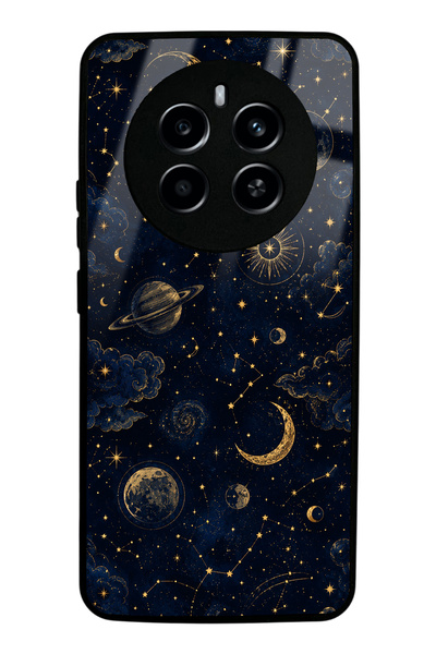 Spoyi Realme 12 Celestial Night Design Glossy Phone Case