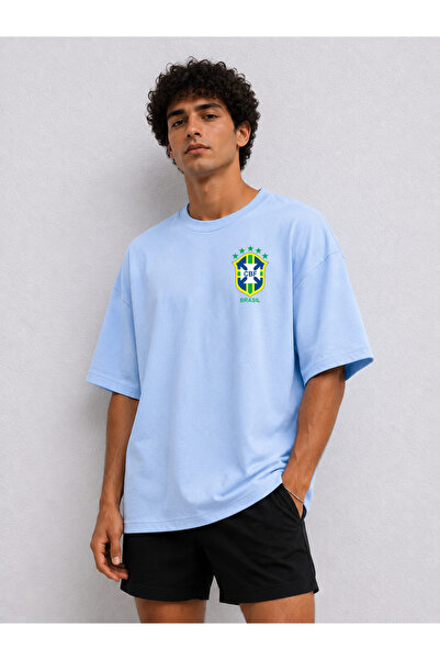 ZAVIXO Men's 100% Cotton Oversize T-Shirt for Casual and Comfortable Wear