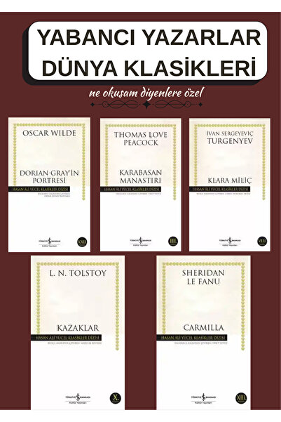 TÜRKİYE İŞ BANKASI KÜLTÜR YAYINLARI DORIAN GRAY'İN PORTRESİ-KARABASAN MANASTI...