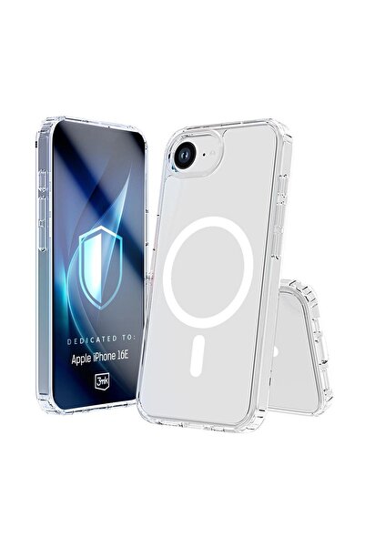 3MK Husă transparentă Armor MagSafe pentru iPhone 16e