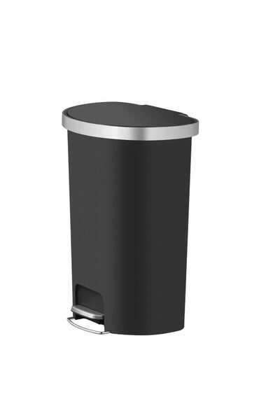 EKO Coș de gunoi cu pedală, EKO, Hana, 55 L, 1 compartiment, negru
