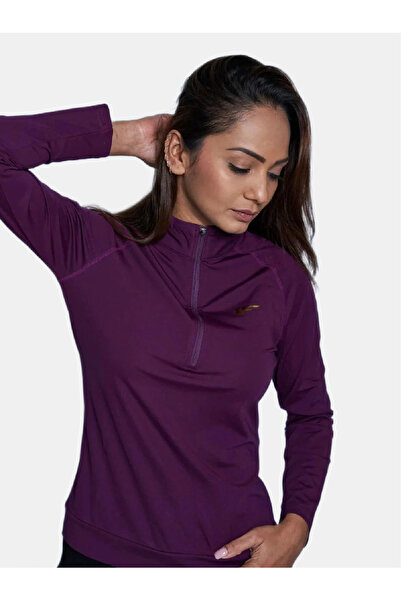 PALMFIT COMFORT 1/4 Women's Zip Pullover - Purple