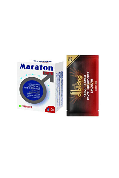 Parapharm SET: Capsule MARATON FORTE, pentru îmbunătățirea performanței sexua...