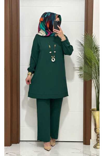 MODA ALMİRA 2389 K100 ZÜMRÜT YEŞİLİ HÜMA TAKIM