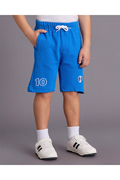 REDTAG Boys Blue France Fan Shorts