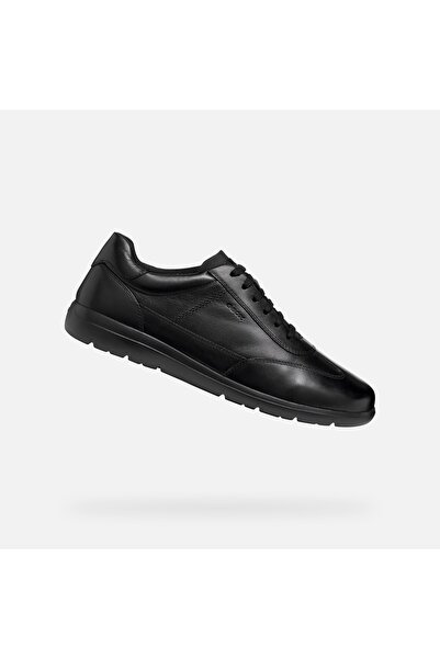Geox Pantofi de gală negri pentru bărbați Leitan