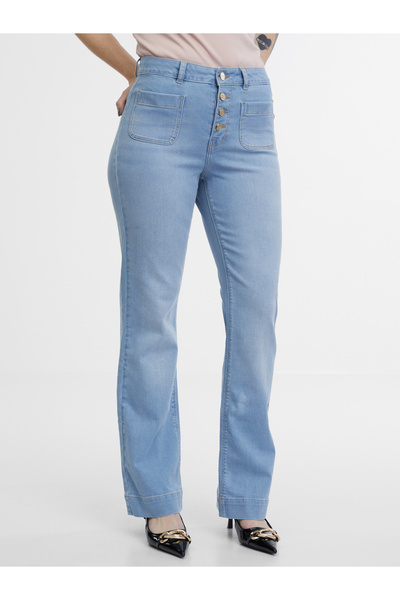 ORSAY Blugi albastru deschis, croială bootcut