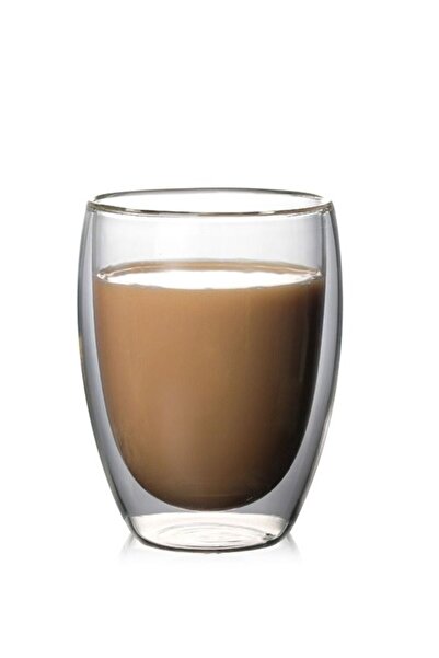 Arabest Insulated Double Wall Glass Mug,Elegant,Chip and Scratch Resistant,Fa...