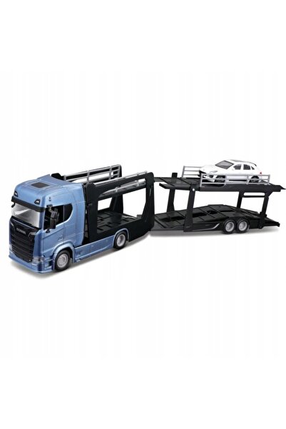 Bburago Junior CAMION SCANIA 770 S LAWETA PORSCHE MACAN MODEL 1:43 BBURAGO 18...