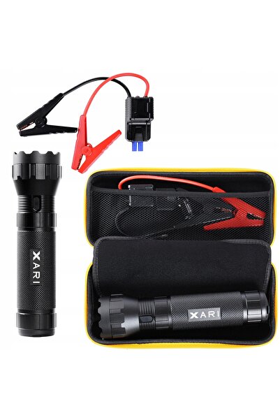 NO BRAND Pornitor auto 4-în-1, lanternă, power bank, ciocan Xari JS50