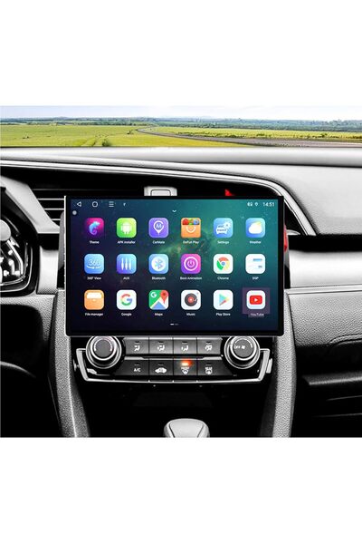 Carplayer Honda Civic android screen 13 inch model 2016-2020 wireless appleca...