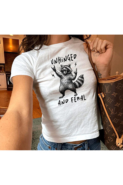 Grafftee Clothing Unhinged and Feral Printed Women's Body Tee