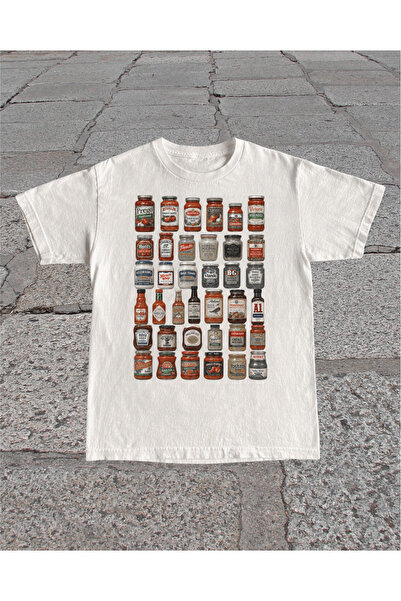 Grafftee Clothing تي شيرت كبير الحجم مطبوع عليه صور للجنسين