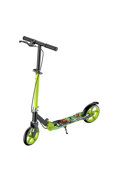 happyworld2026 Trotineta 2 roti, pentru adulti si copii, design pliabil, ghid...