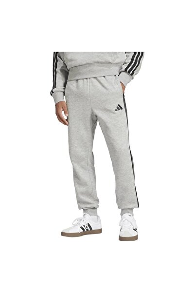 adidas Pantaloni din fleece cu 3 dungi pentru bărbați, mărimea 2XL