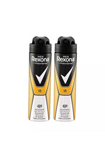 Rexona موشن سينس V8 بخاخ مضاد للتعرق للرجال - 2 × 150 مل