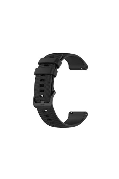 OEM Λουράκι Σιλικόνης Μαύρο με Σχέδιο Ρόμβους (Amazfit GTR 4 46mm)