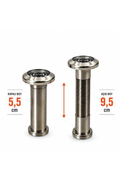 ASPAR ÇELİK KAPI-KAPI DÜRBÜNÜ 50mm X 90mm