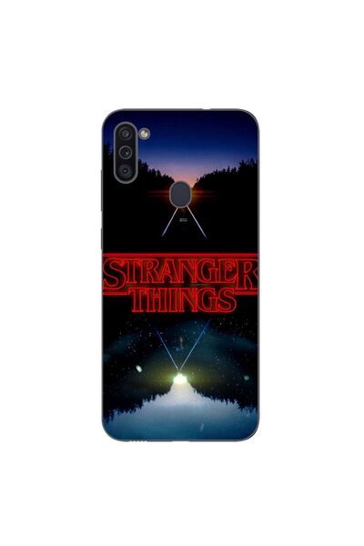 OEM Husa compatibila cu Samsung Galaxy A11 Silicon Gel Tpu Model Stranger Thi...