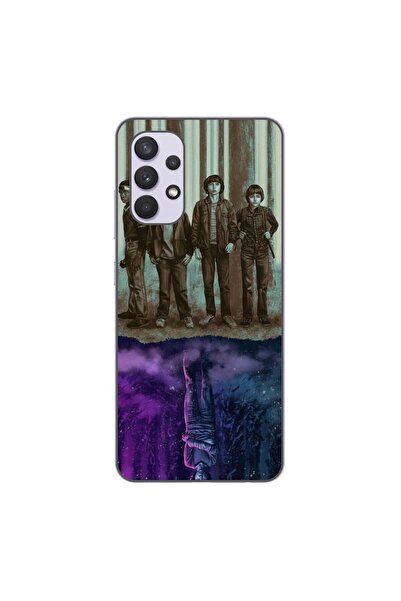 OEM Husa compatibila cu Samsung Galaxy A32 5G Silicon Gel Tpu Model Stranger ...