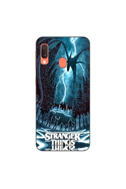 OEM Husa compatibila cu Samsung Galaxy A20e Silicon Gel Tpu Model Stranger Th...