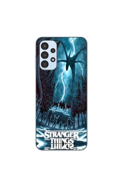 OEM Husa compatibila cu Samsung Galaxy A13 4G Silicon Gel Tpu Model Stranger ...