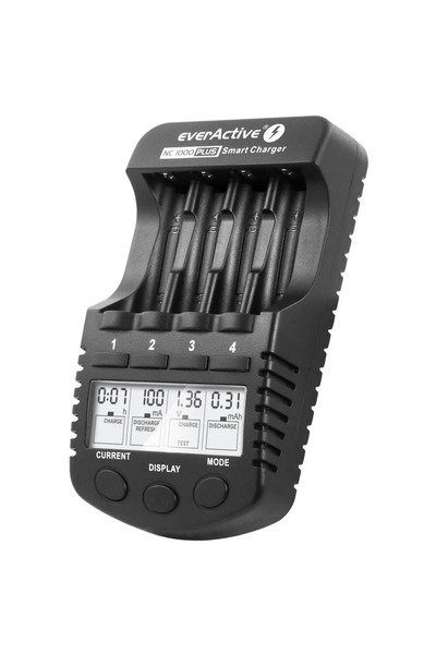 everActive Încărcător NC-1000 PLUS 4x AA/AAA