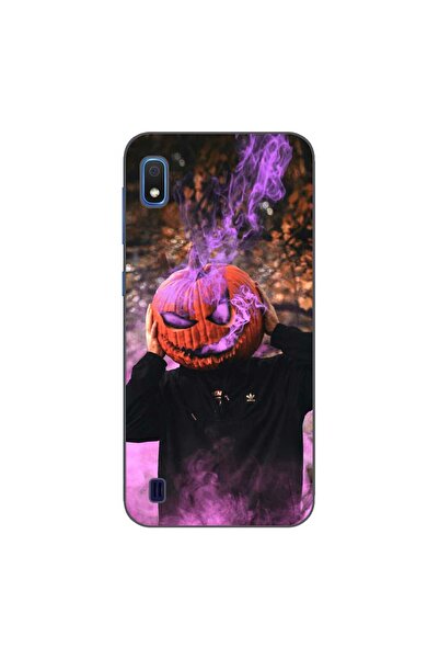 OEM Husa συμβατή με Samsung Galaxy A10 Θήκη Σιλικόνης TPU με Μωβ Καπνιστό Σχέ...
