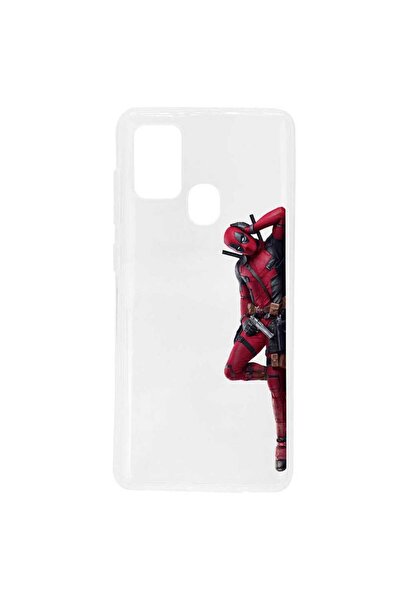 OEM Husa compatibila cu Samsung Galaxy A21s Silicon Transparenta Model Deadpo...