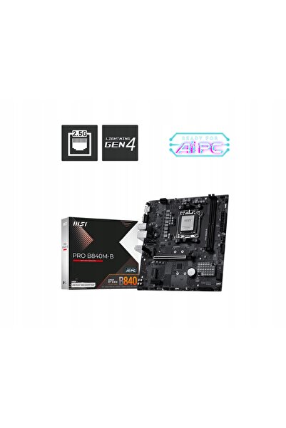 Kraft&dele Placă de bază MSI PRO B840M-B microATX AMD Ryzen AM5 2x DDR5