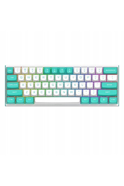 Kraft&dele Tastatură magnetică-mecanică Redragon K683WB-RGB FIDD Alb-Verde