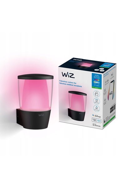 WIZCHARK Aplicație exterioară WiZ Elpas Wand 8.5W 650lm WIFI Reglare luminozi...