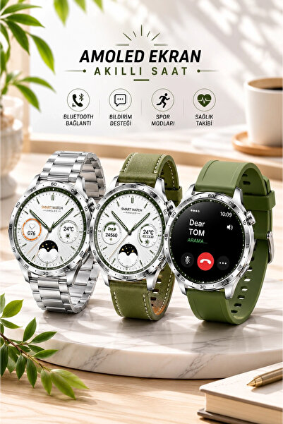 ARMÜZ Smart Watch Voice Call Sleep and Health Tracking Nfc Compatible