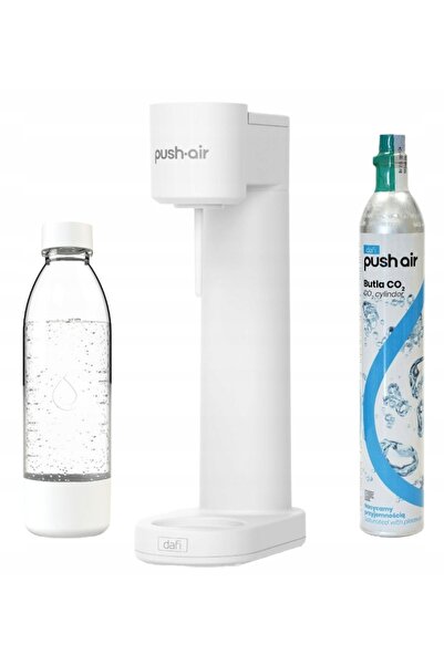 DAFII Saturator Dafi PushAir Alb + Cartuș cu gaz CO2 + Butelie 0,7L