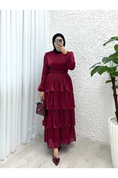 Queyla LAVİNYA ŞİFON ELBİSE