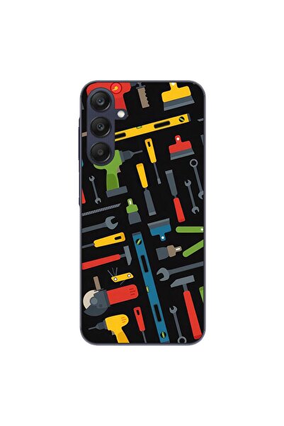OEM Θήκη συμβατή με Samsung Galaxy A25 5G Σιλικόνης Gel TPU με σχέδιο εργαλείων