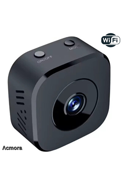 Λcmora Mini Camera Supraveghere WiFi M5, Full HD 1080P, Night Vision, Detecta...