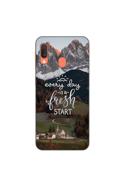 OEM Husa compatibila cu Samsung Galaxy A20e Silicon Gel Tpu Model Mesaj Fresh...