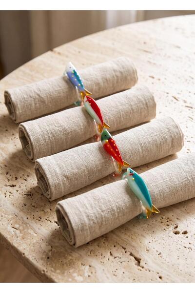 The Mia Napkin Ring Set of 4