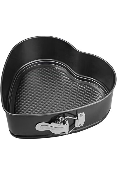 The Bros Heart Shaped Springform Baking Pan, Dark Grey, 9 Inch, Non-Stick