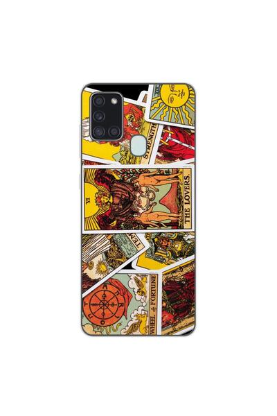OEM Husa compatibila cu Samsung Galaxy A21s Silicon Gel Tpu Model Carti Tarot