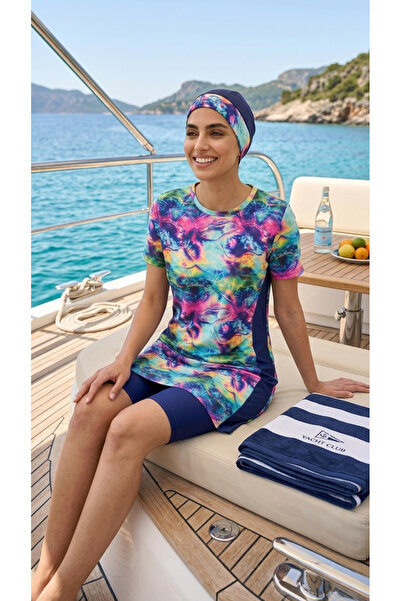 Plistre 2260_Set de 4 piese pentru femei, costum de baie cu acoperire pentru ...
