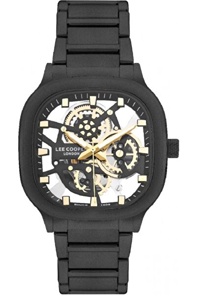 Lee Cooper Ceas de modă negru pentru bărbați LC07974.650, pentru un cadou