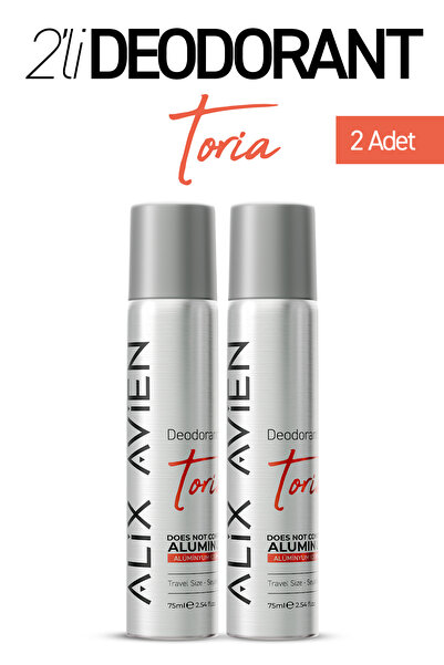 Alix Avien Alüminyumsuz Seyahat Boy Kadın Deodorant Spray İkili Set 2x75 ML -...