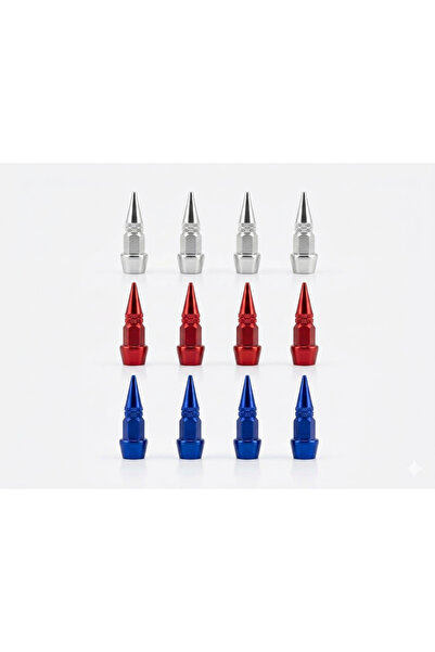OTO SÜSLEN İSTANBUL Sivri Metal Sibop Kapağı Gümüş 4,5cm